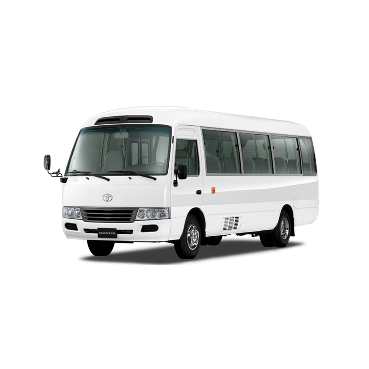 Coaster LHD 30 Seater Toyta Coaster Bus for Sale 2019 Year Yuchai 130 Engine 6 Speed Gear Passenger Bus